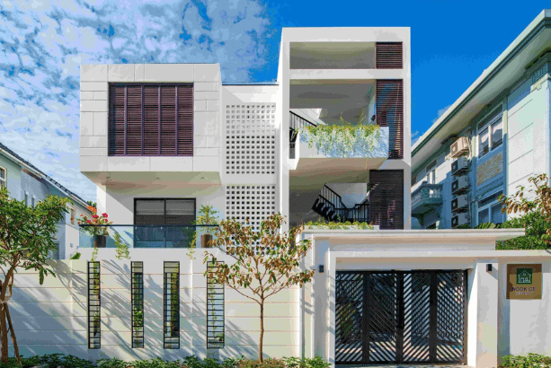 Gạch thông gió trang trí nhà biệt thự